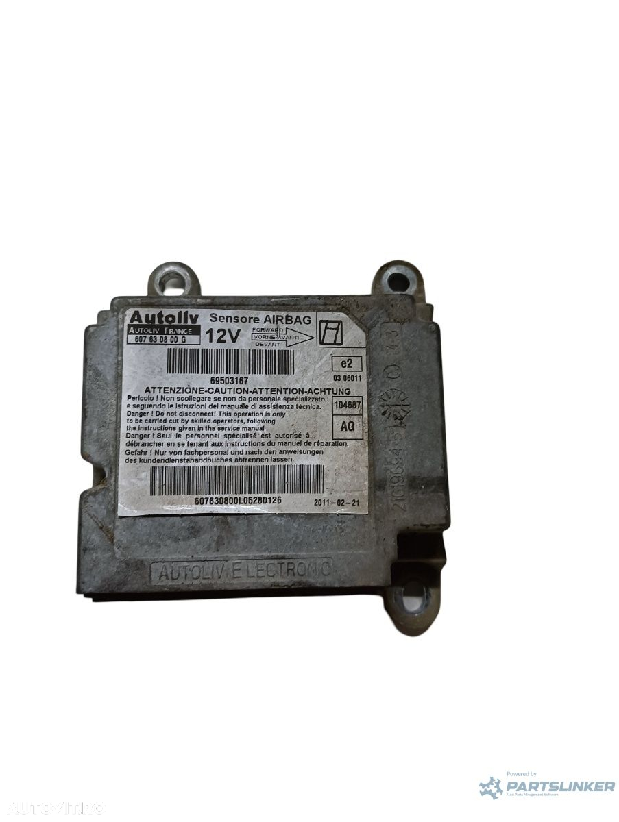 Calculator airbag  IVECO DAILY IV Box Body / Estate 2006 - 2012 607630800g - 2
