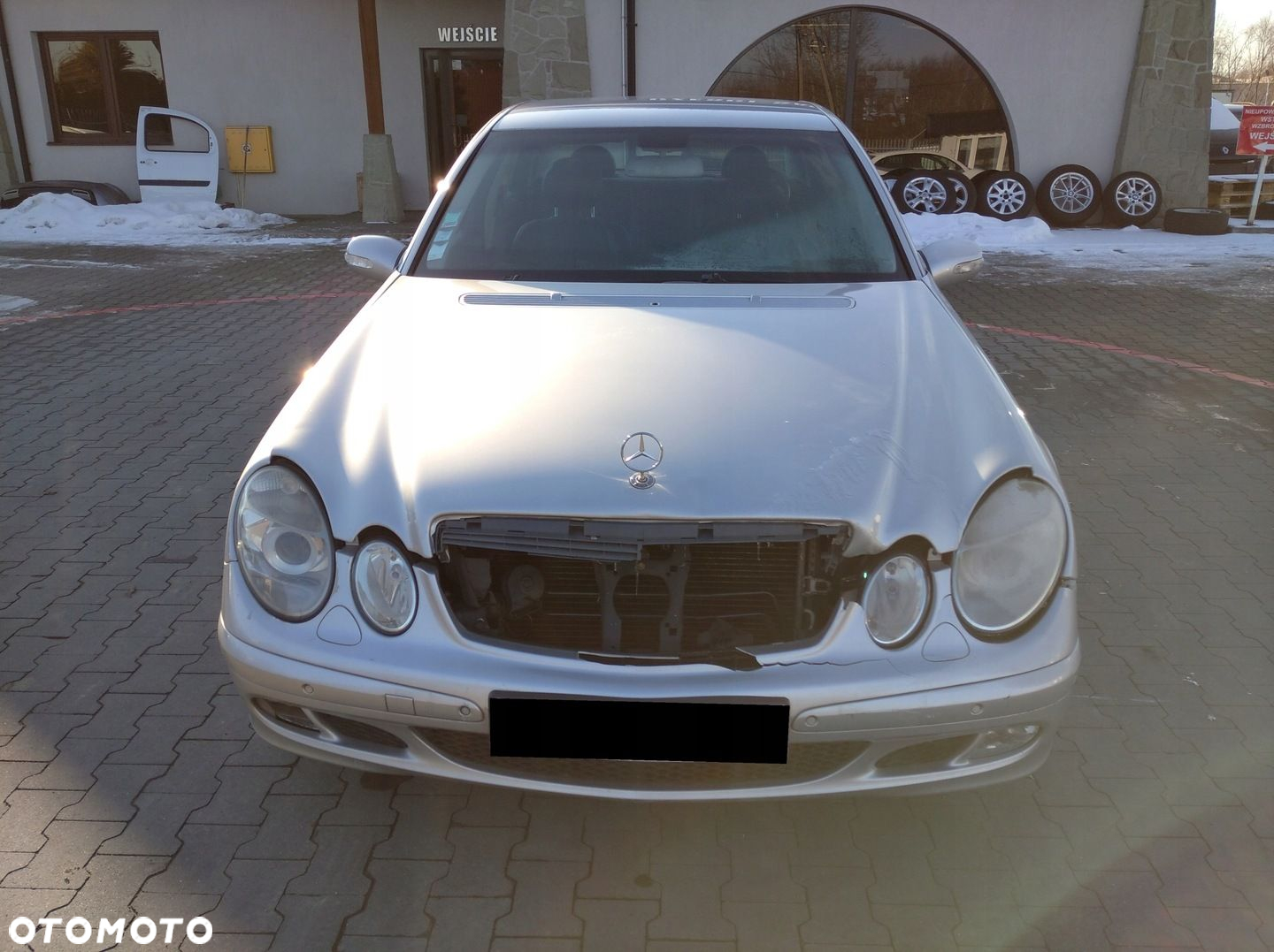 MERCEDES E-KLASA W211 MASKA POKRYWA SILNIKA C744 - 3