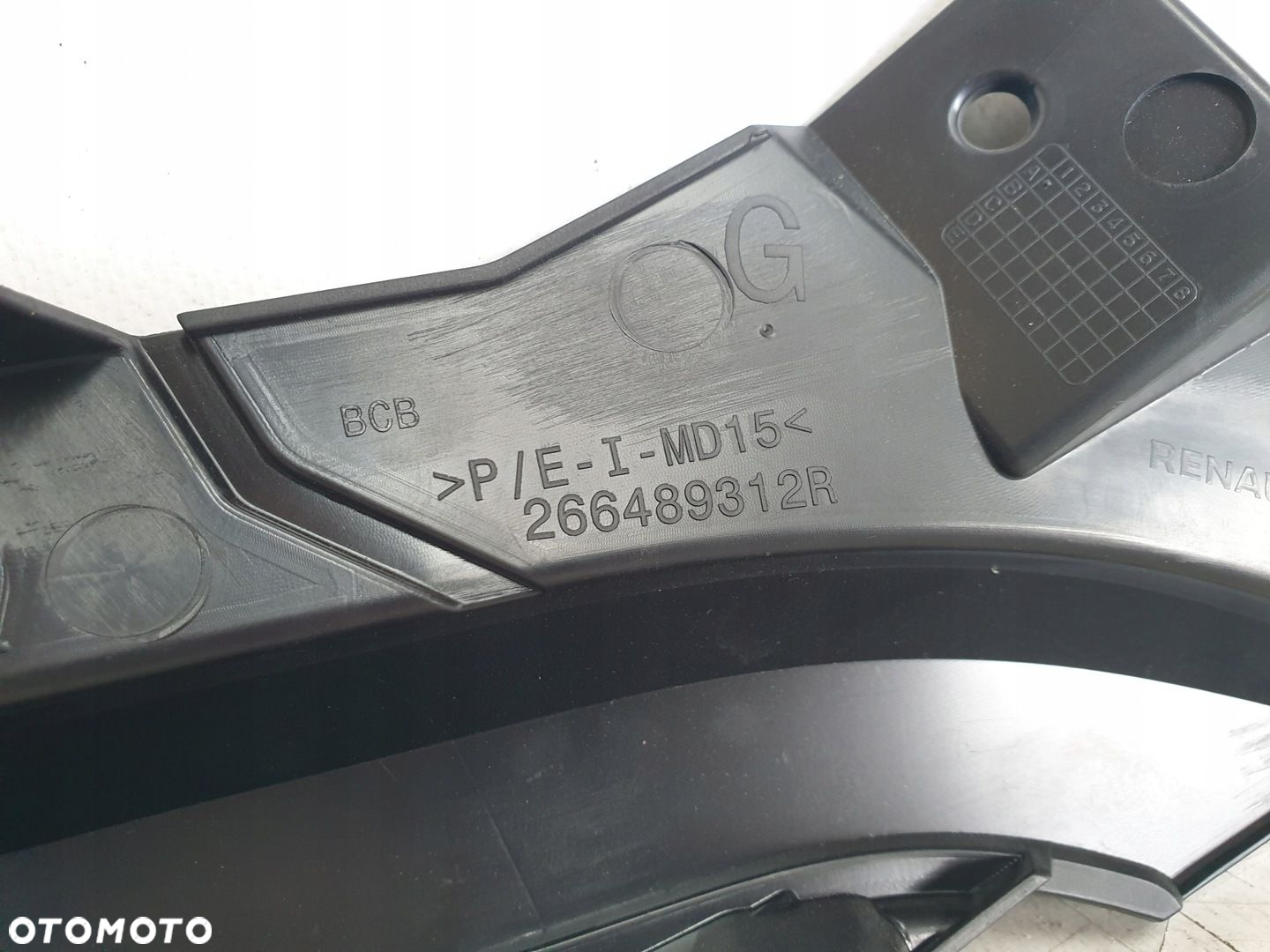Zaślepka Leda Nakładka Zderzaka Renault OE 266489312R 266436333R - 9