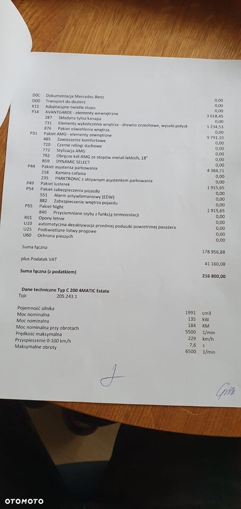 Mercedes-Benz Klasa C 200 4-Matic 7G-TRONIC - 24