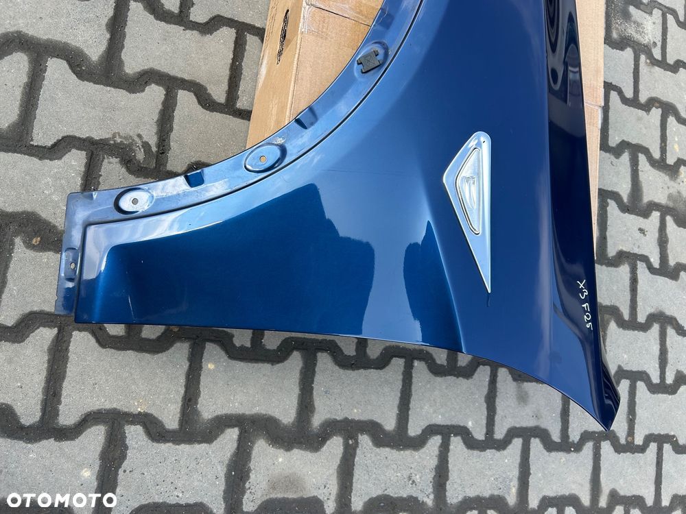 Bmw x3 f25 maska błotnik lewy prawy A76/5 pas przedni kompletny 3.0 D zderzak przód lampy bi-xenon - 11