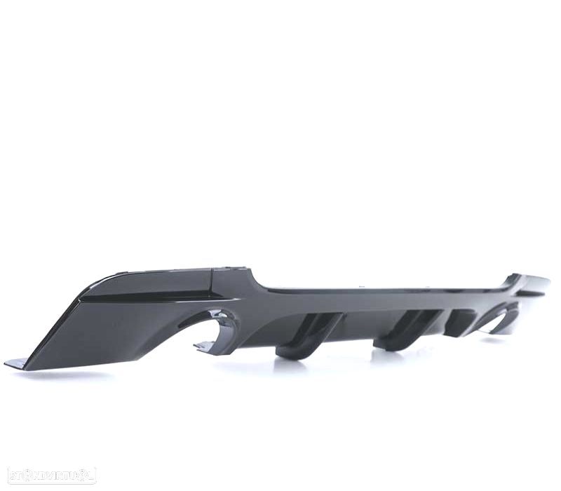 DIFUSOR BMW E92 E93 COUPE CABRIO 06-14 LOOK M PERFORMANCE PRETO BRILHANTE - 4