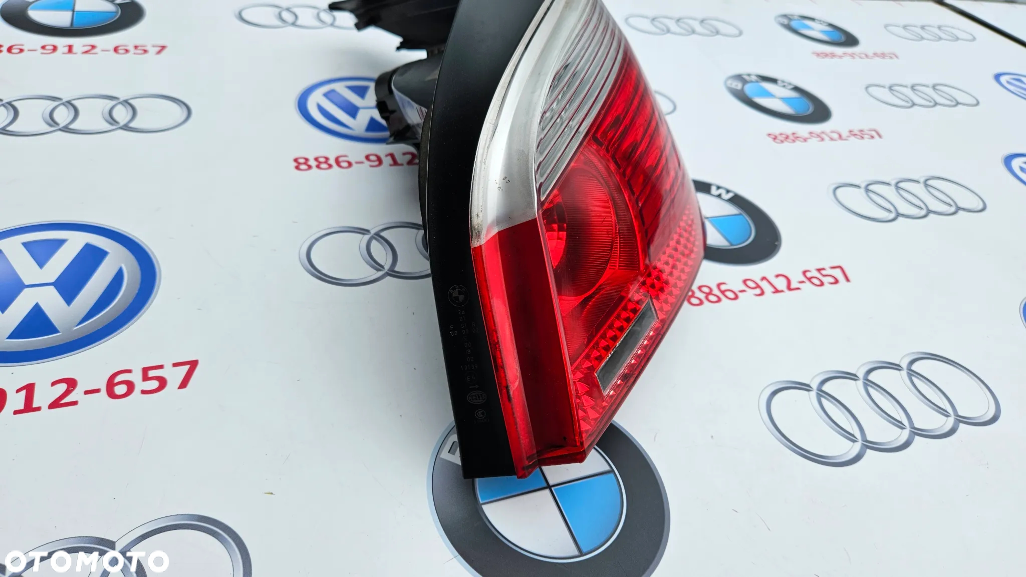 BMW 5 E60 SEDAN 2003-2007 Kompletna lampa tył prawy Lampa tylna prawa kierunkowskaz biały 7165738 EUROPA - 4
