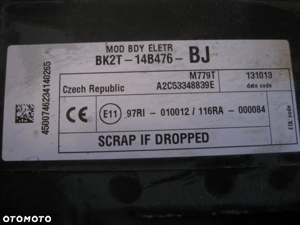 Moduł bcm Ford transit 2,2euro5 mk7 11-13r - 2