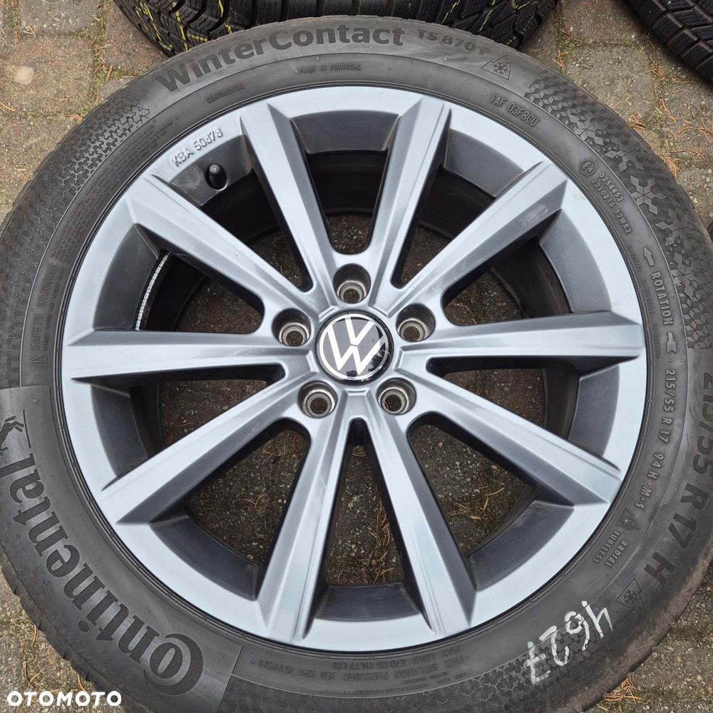 ZIMA KOŁA 215/55 R17 W PASSAT TOURAN SHARAN T-ROC SUPERB OCTAVIA KAROQ YETI - 5