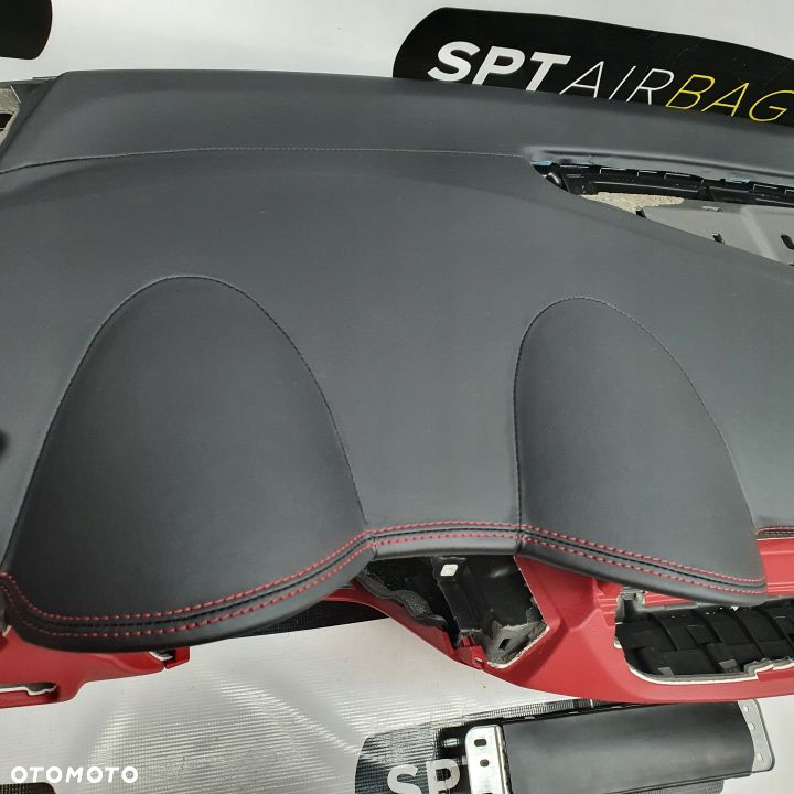 ALFA ROMEO STELVIO DESKA ROZDZIELCZA KONSOLA KOKPIT PULPIT PODUSZKI AIRBAG AIR BAG PASY KIT SET - 5