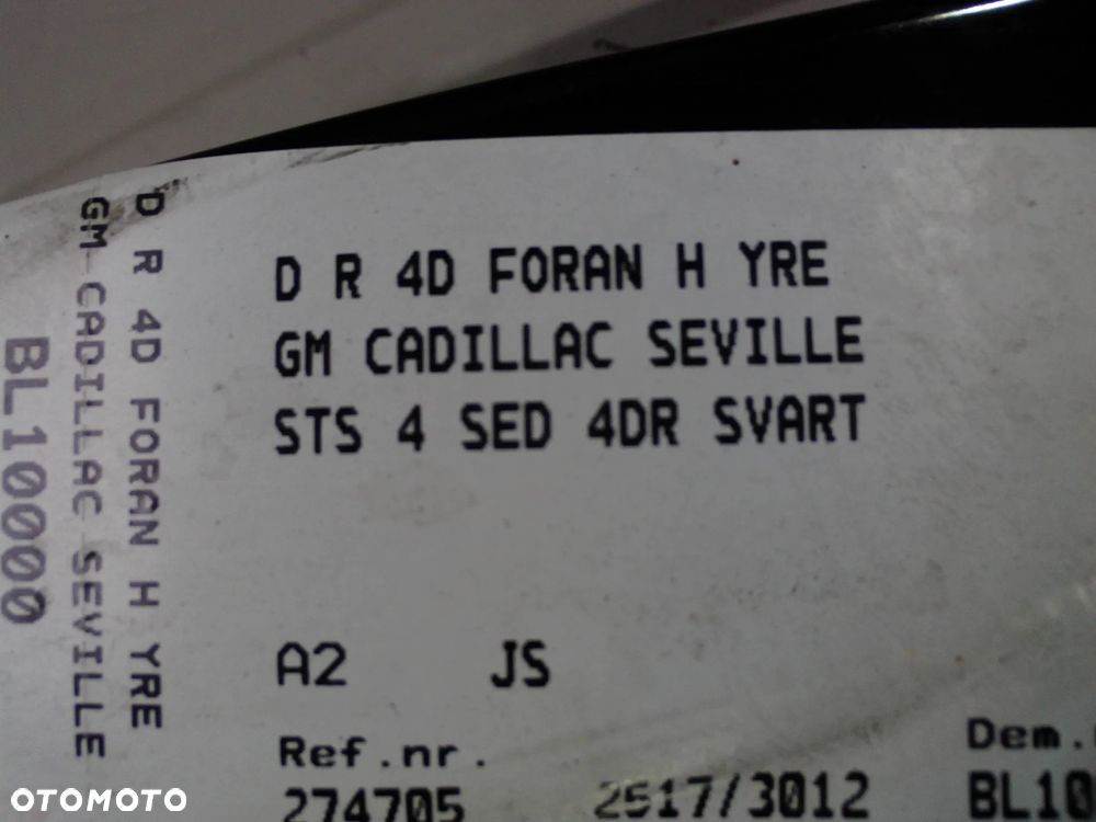 CADILLAC SEVILLE STS DRZWI PRAWE PRZEDNIE PRAWY PRZÓD - 2