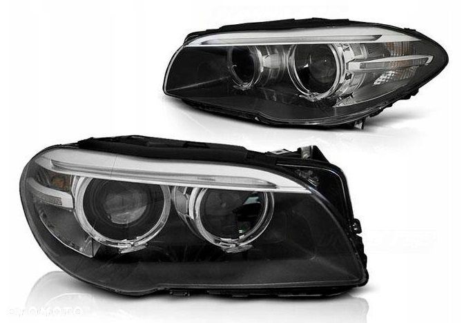 Reflektory Lampy kpl Bi-Xenon Tuning Lift look Bmw 5 f10 f11 09-2013 przed - 1