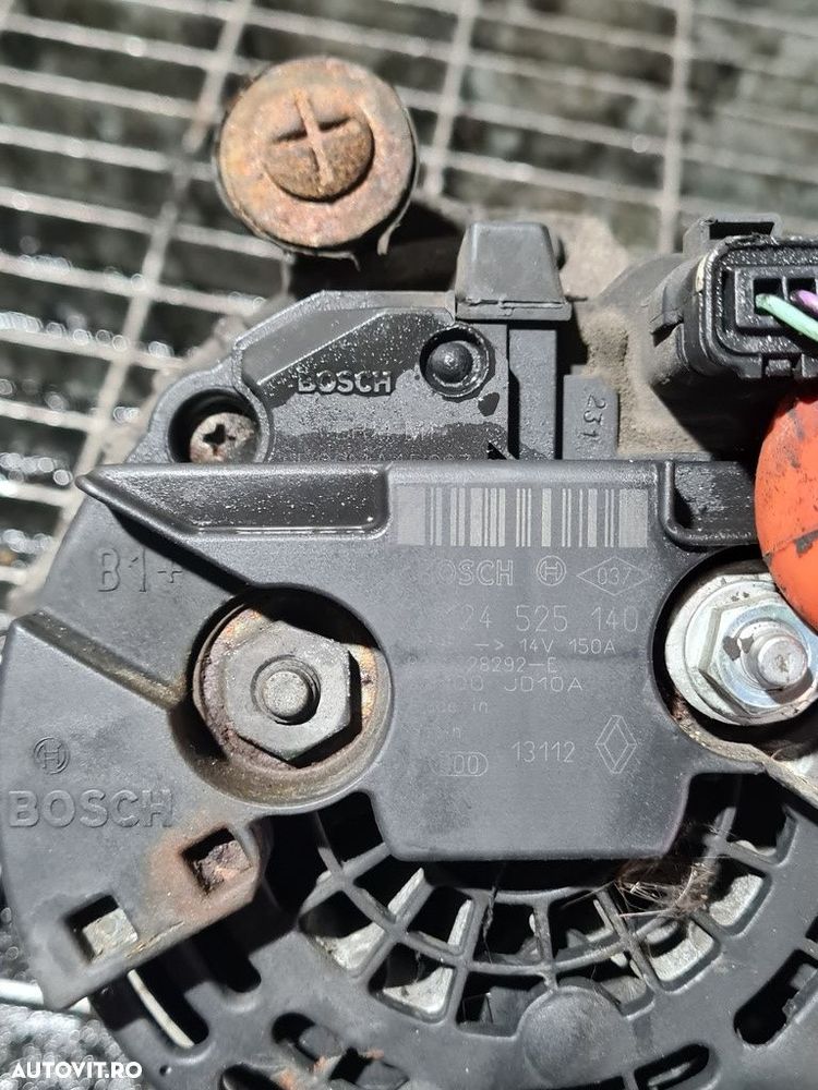 Alternator Nissan Juke 1.5 Dci 2010 - 2014 110CP 1461CC K9K (766) Diesel 0124525140 - 5