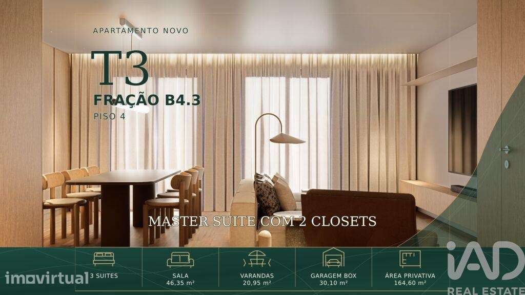 Apartamento T3 em Gondomar (São Cosme), Valbom e Jovim de 164,00 m2