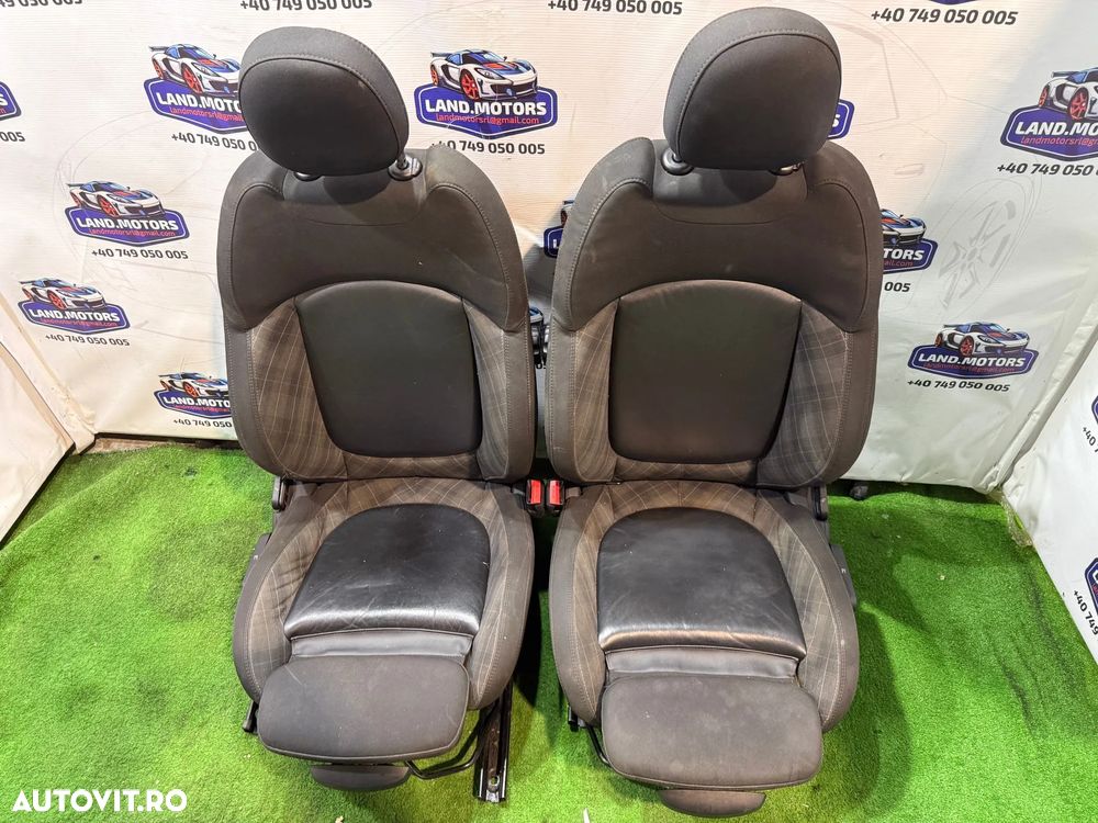INTERIOR TEXTIL / PIELE  / SCAUNE + BANCHETE MINI COOPER D F55 1.5 DIESEL 2016 / HATCHBACK 5 USI 2014-2020 - 4