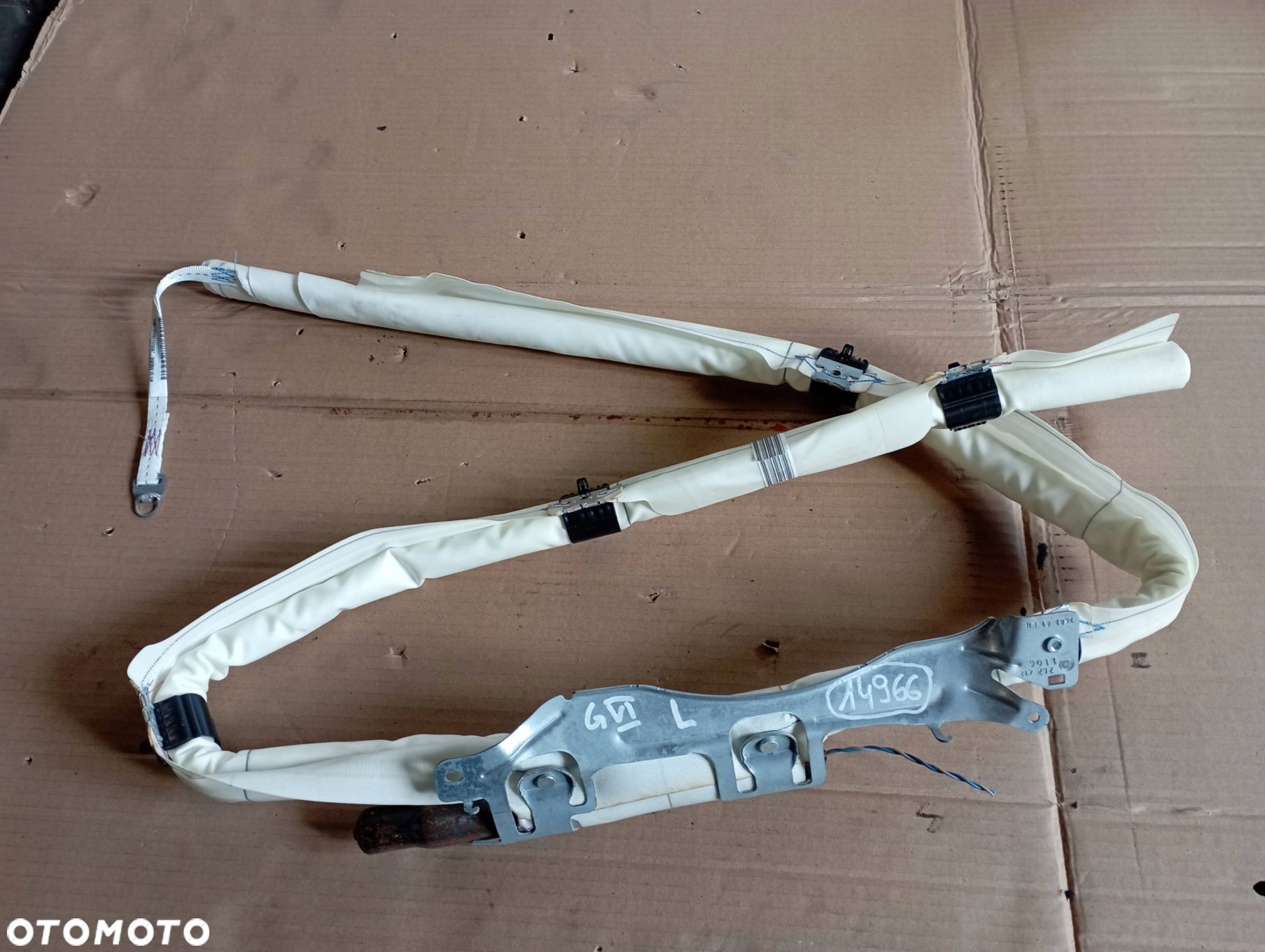 VW GOLF VI 6 KURTYNA AIRBAG LEWA 1K9880741E - 1