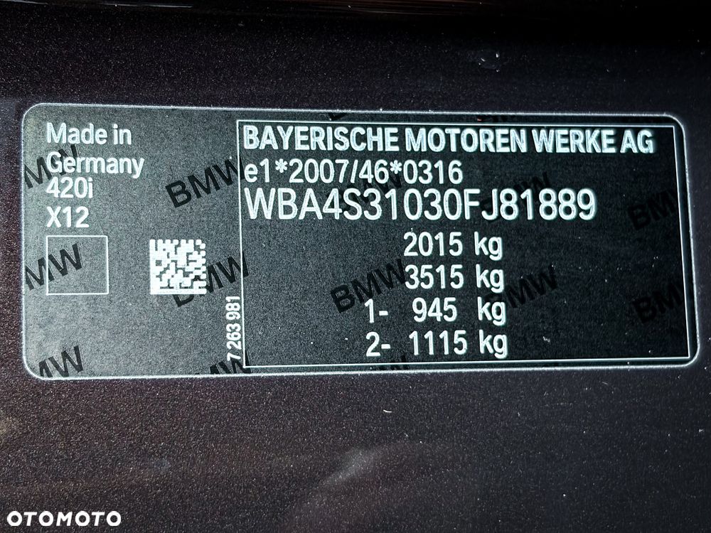 BMW Seria 4 420i Sport-Aut Sport Line - 40