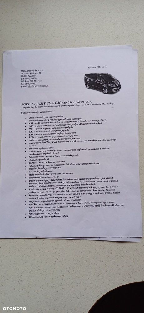 Ford Transit Custom - 9