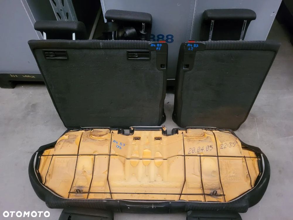 AUDI A4 B7 / FOTEL / KANAPA / KOMPLET MATERIAŁOWE SZARE (dostępny 1 komplet foteli) - 8