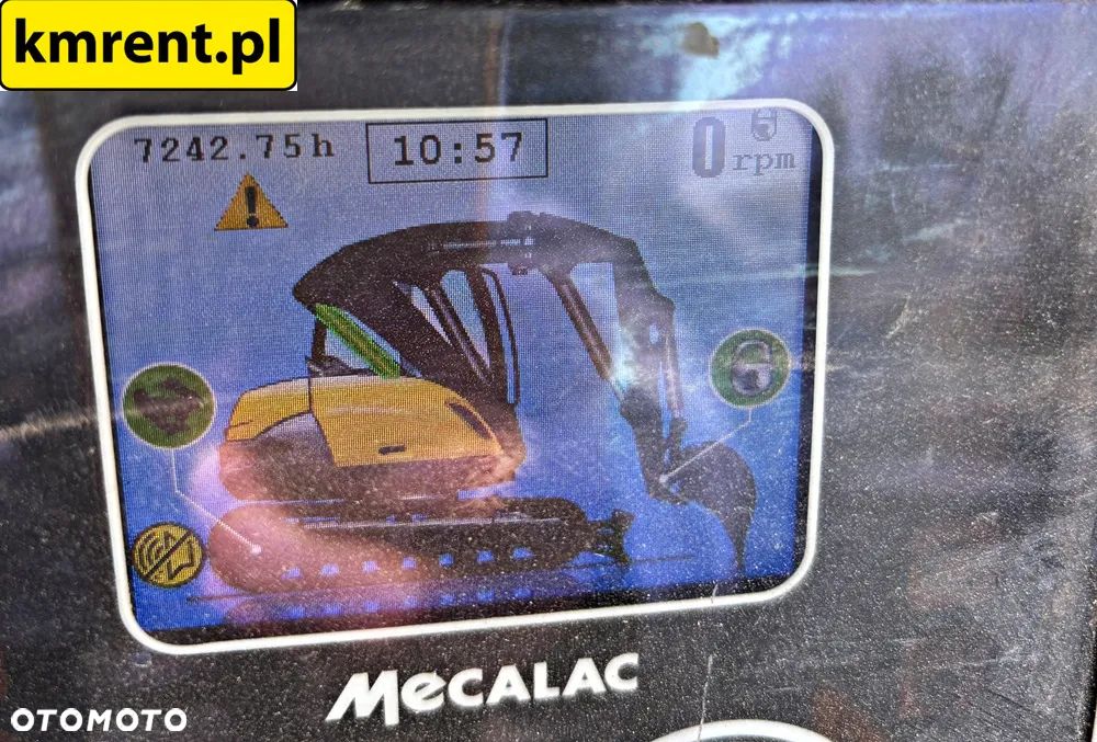 Mecalac 8 MCR MINI-KOPARKA 2017R. | MECALAC 6 MCR, JCB 8065 8080 8085 85 Z  VOLVO ECR 88, CAT 308, 307 , BOBCAT 80 KOMATSU PC 88 - 21