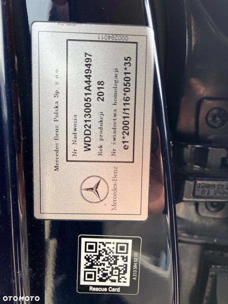 Mercedes-Benz Klasa E 220 d 4-Matic 9G-TRONIC - 9