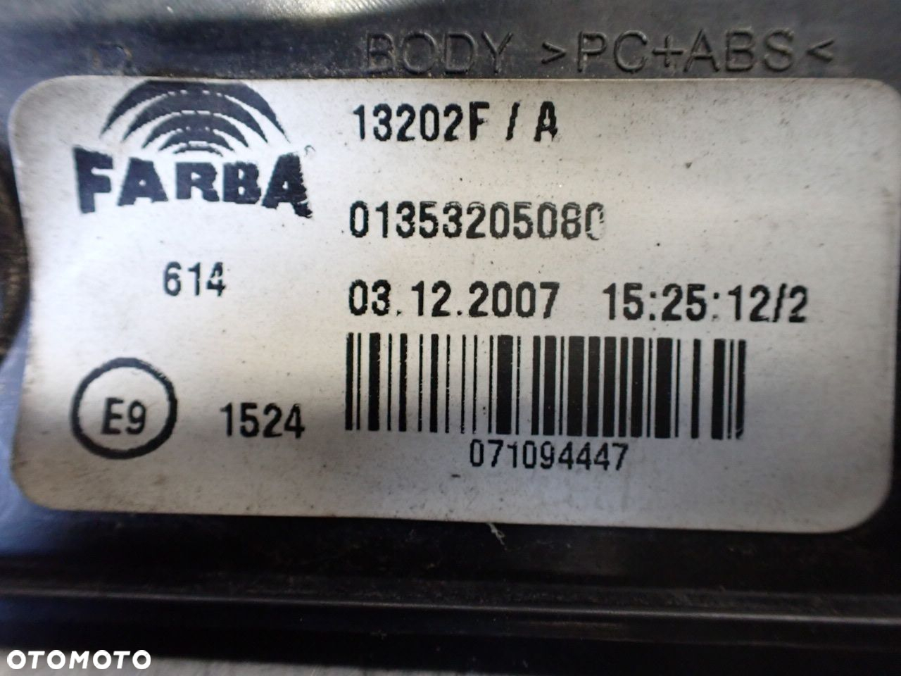 LAMPA PRAWA TYLNA CITROEN NEMO 1.4 13202F/A - 7