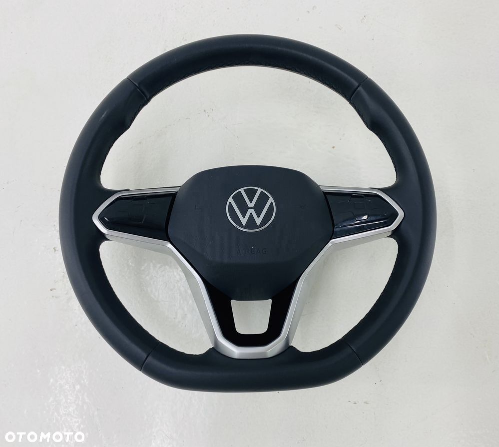 VW CR7 Touareg III kierownica czarnaskóra szaranić łopatki dotyk acc - 1