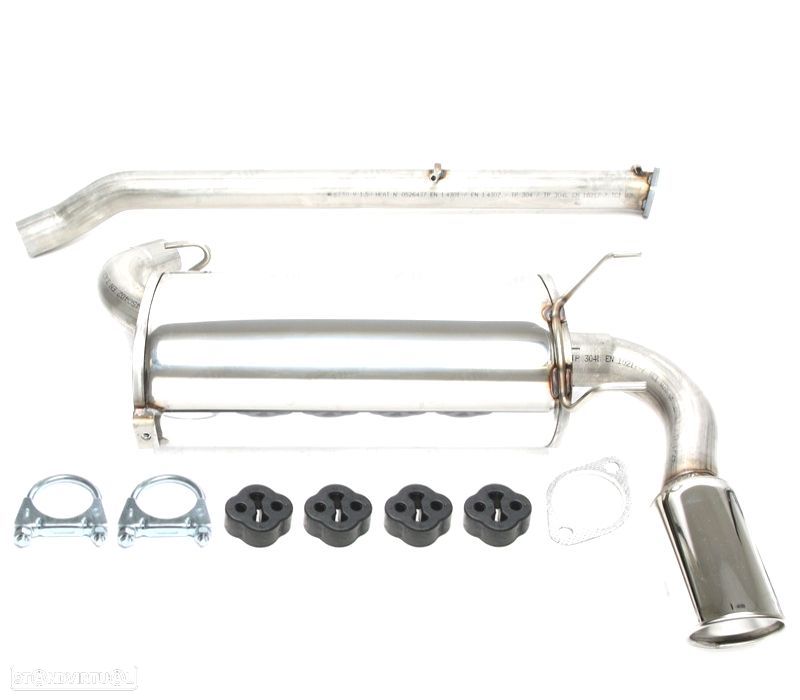 PANELA DE ESCAPE MAZDA MX5 90-98 SIMPLES 63.5MM - 1