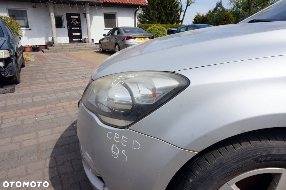 MASKA ZDERZAK BŁOTNIKI LAMPY CEED I LIFT 9S  KIA 2009-2012 SREBRNY PRZÓD KOMPLETNY - 19