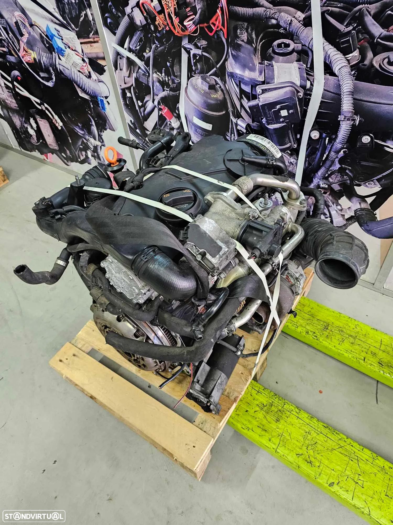 Motor Audi A4 2.0 TDI 2007 de 140cv, ref BPW - 1