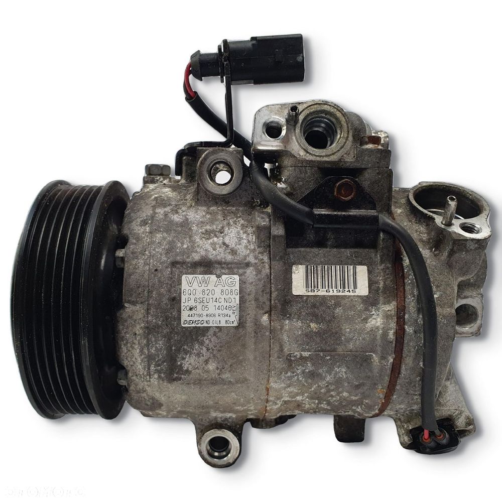 SPRĘŻARKA KLIMATYZACJI Skoda Roomster 1.4 TDI 6Q0820808G - 3