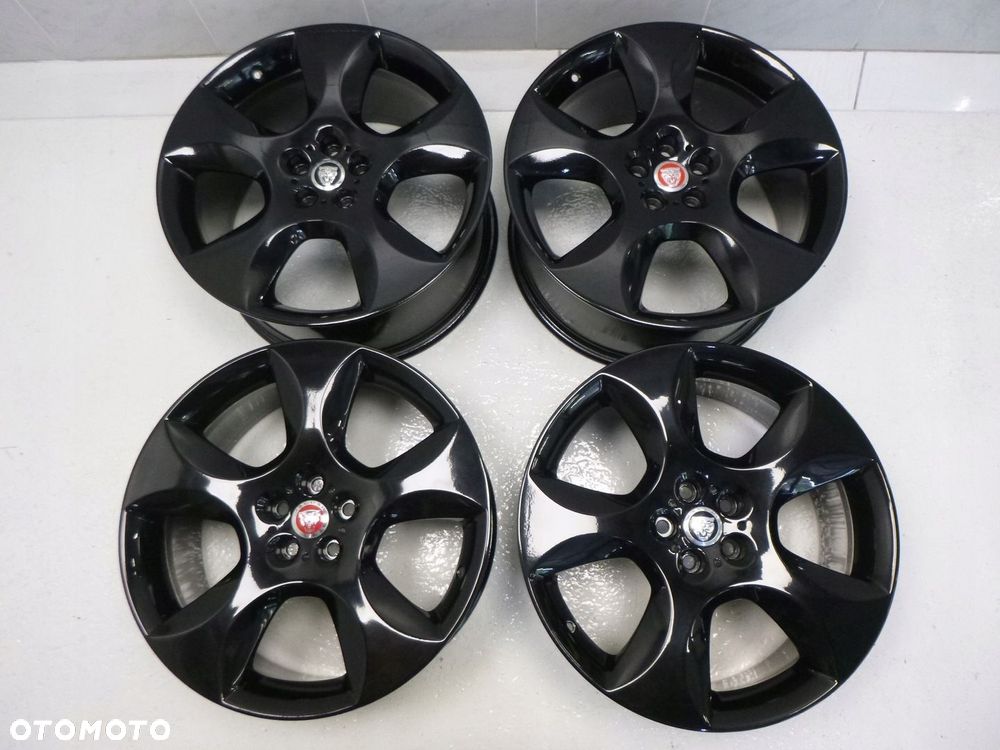 JAGUAR XF XFR XJ XK XKR 9,5X20 8,5X20 ORYGINALNE FELGI ALUMINIOWE R20 ET66 ET49 5x108 SUPERCHARGED DEKIELKI KOMPLET ORYGINAŁ - 2