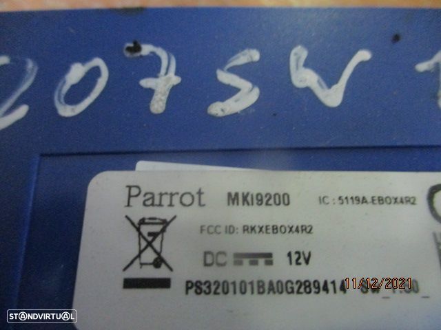 Modulo MK19200 PEUGEOT 207 SW 2010 1.4I  Unidade De Módulo De Controle De Papagaio - 2