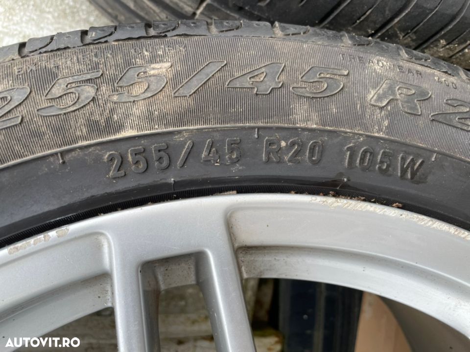 Jante aliaj originale AUDI Q5 cu cauciucuri vara 255/45R20 - 7