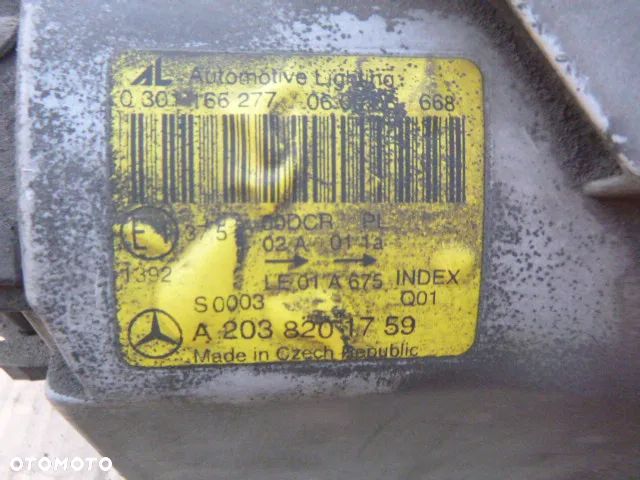 LAMPA LEWY PRZÓD LEWA PRZEDNIA MERCEDES C KLASA W203 LIFT XENON - 13
