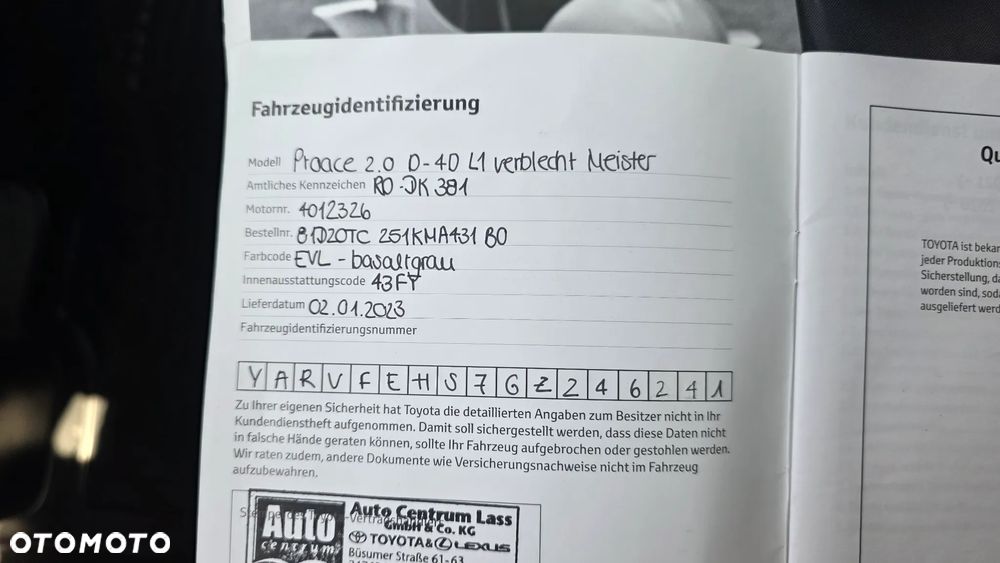 Toyota ProAce 2,0-l-D-4D L1 Autm Meister - 38