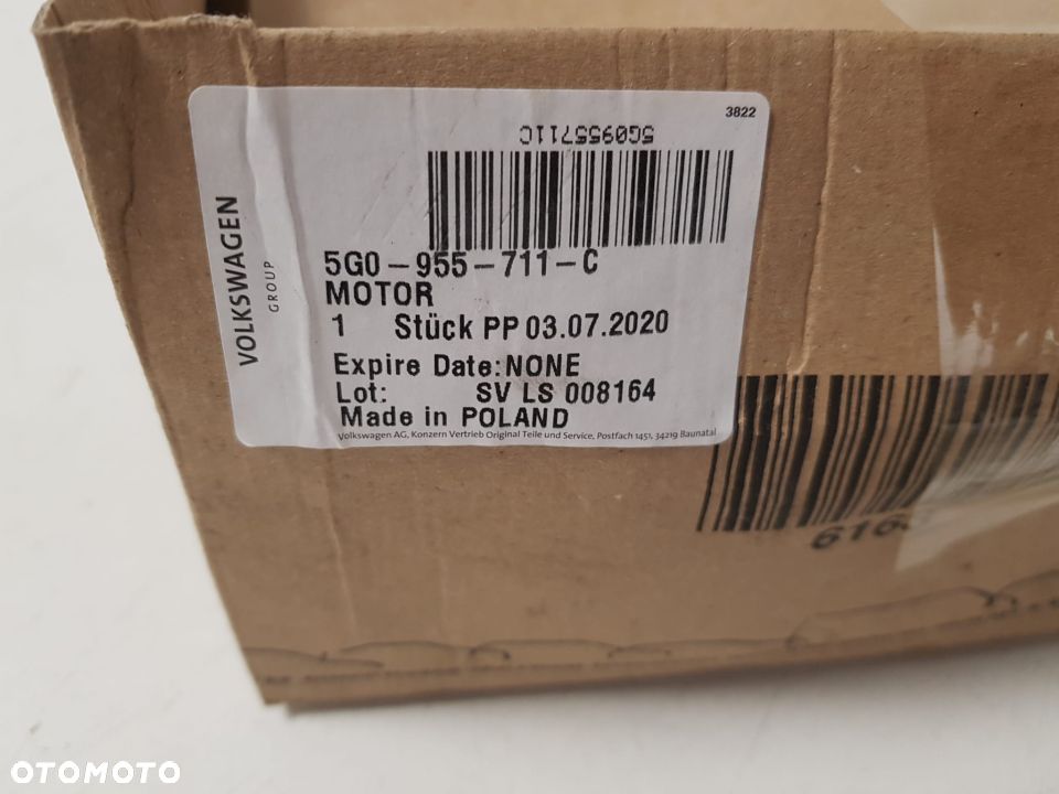 SILNICZEK WYCIERACZKI TYŁ 5G0955711C VW GOLF 7 VII NOWY ORYGINAŁ - 5