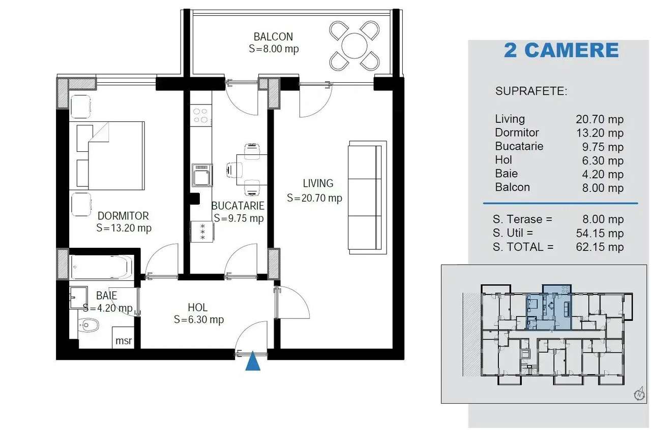 Apartament 2 Camere Decomandat 14 min Metrou Nicolae Teclu — fotografia 3