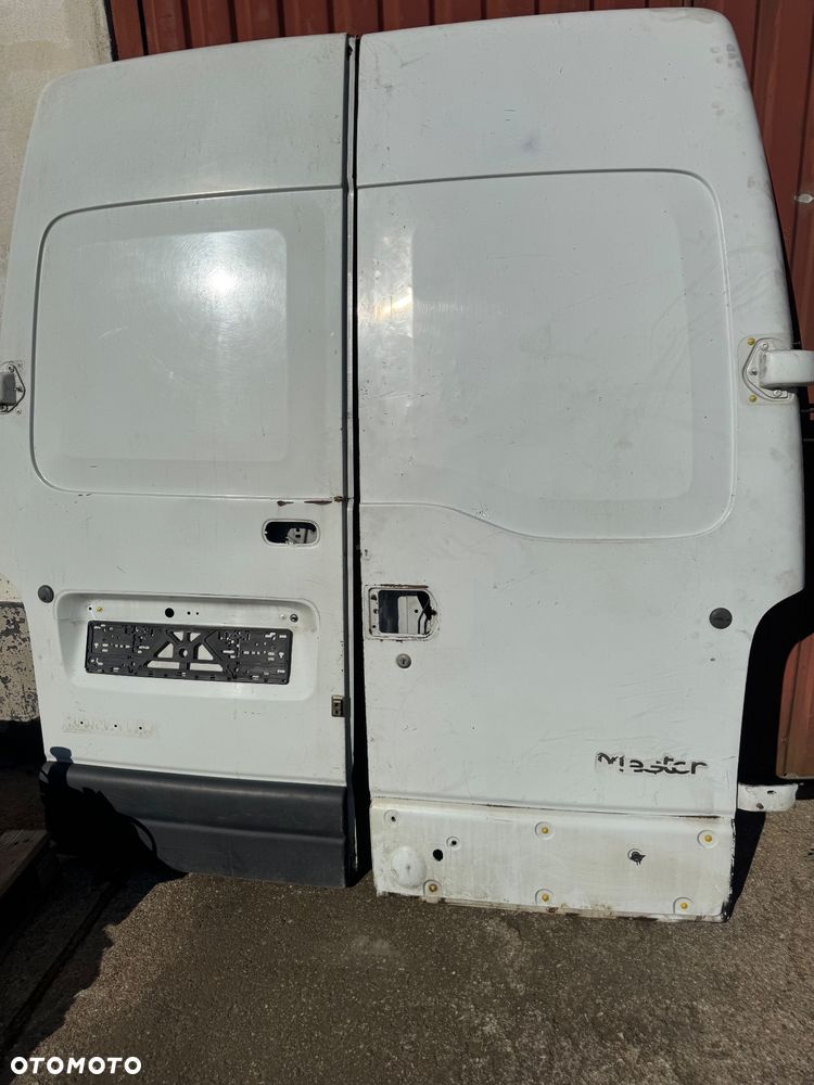 Renault master 2 drzwi prawe lewe przednie tylne tył przesuwne skrzydła z szybą Iveco daily białe brązowe - 3