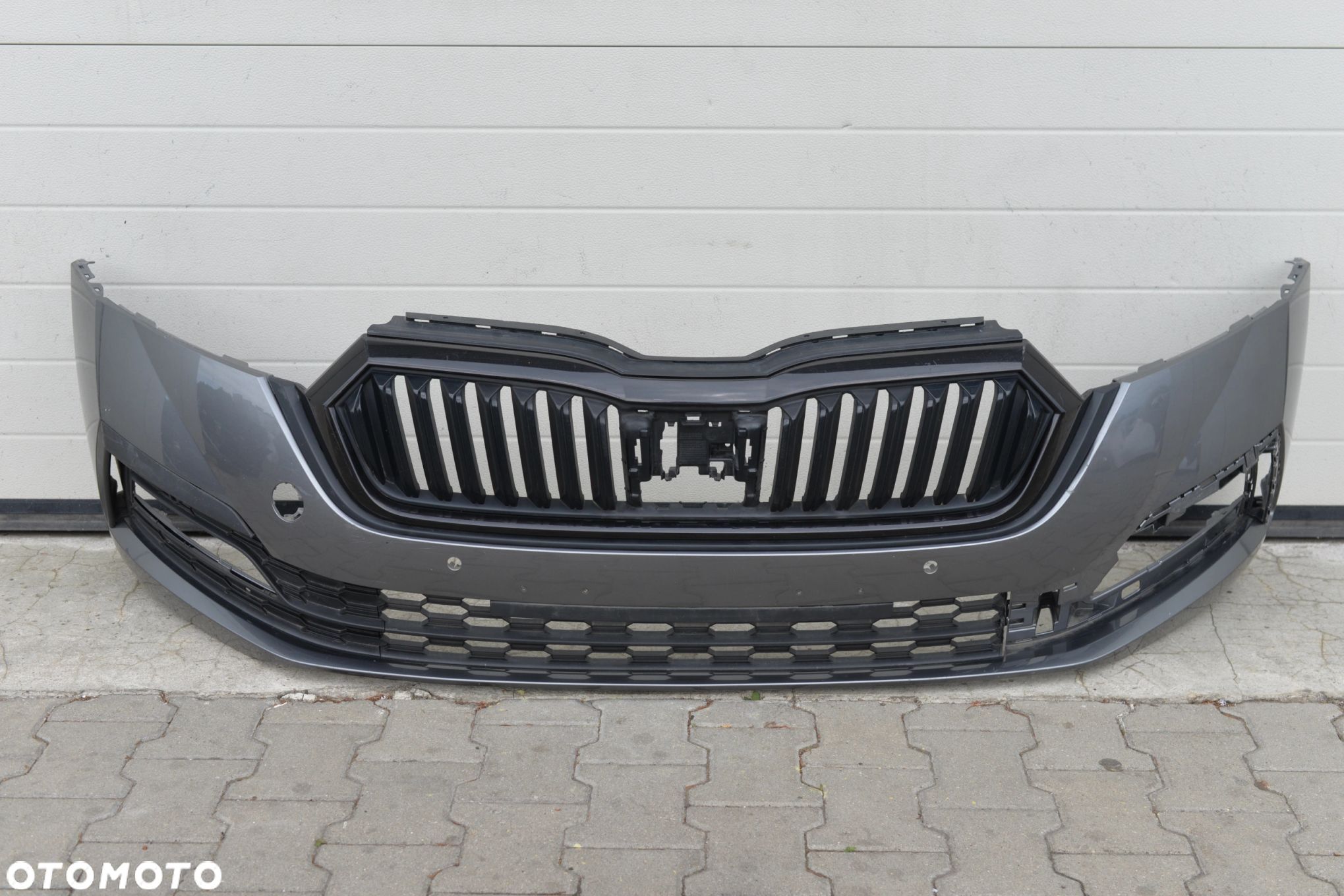 SKODA OCTAVIA IV 4 PRZEDLIFT 2019-2024 ZDERZAK PRZEDNI PRZÓD 4PDC 5E3807221 - 1