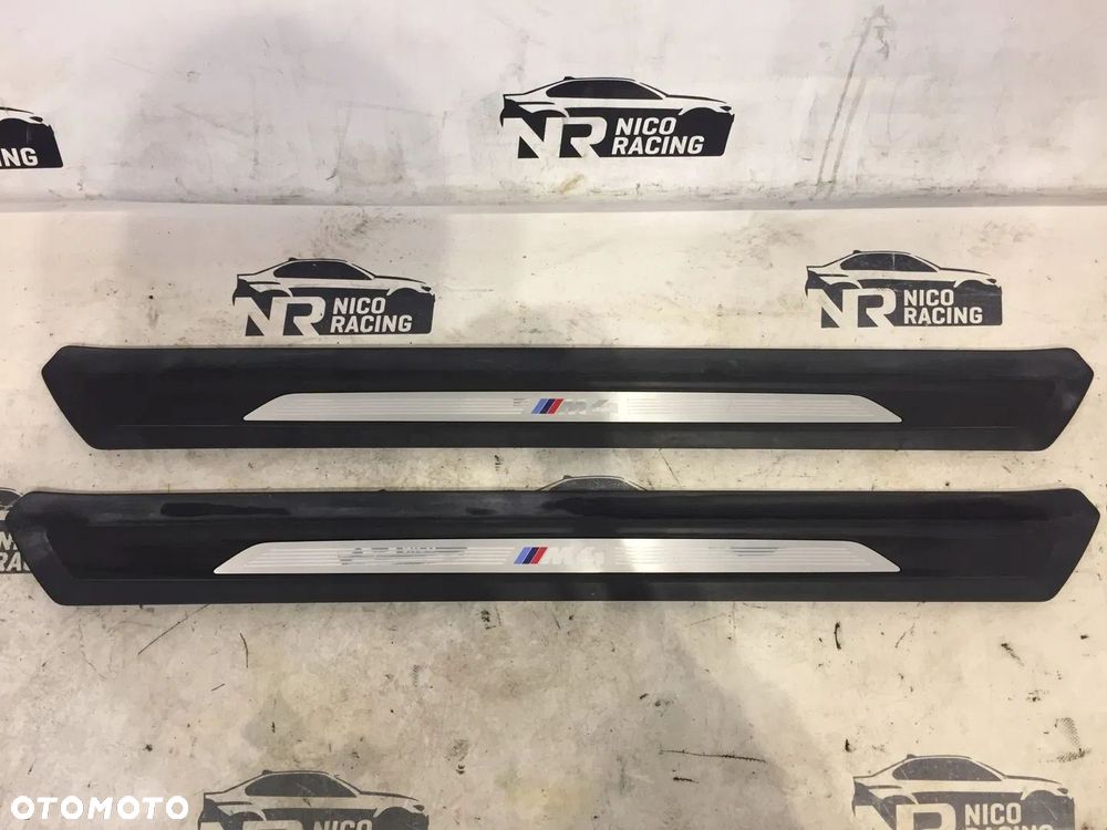 LISTWY NAKŁADKI PROGOWE BMW M4 F82 MPAKIET - 1
