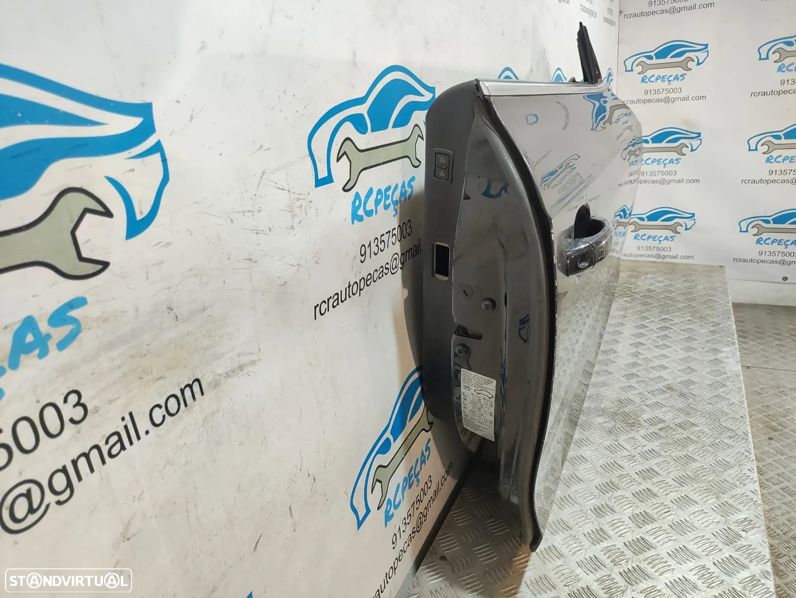 Porta Frente Direita AUDI A5 8T 8T3 COUPE 3 Portas Fecho Elevador Motor Puxador Vidro - 5