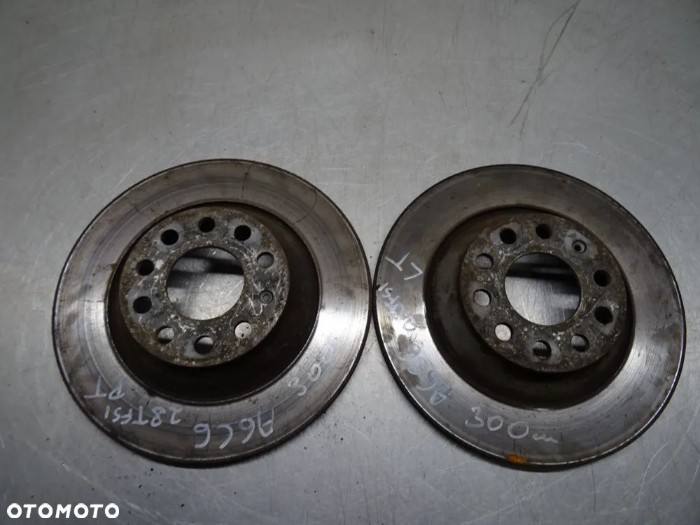 AUDI A6 C6 04-07 TARCZE HAMULCOWE TYŁ TYLNE 302MM - 1