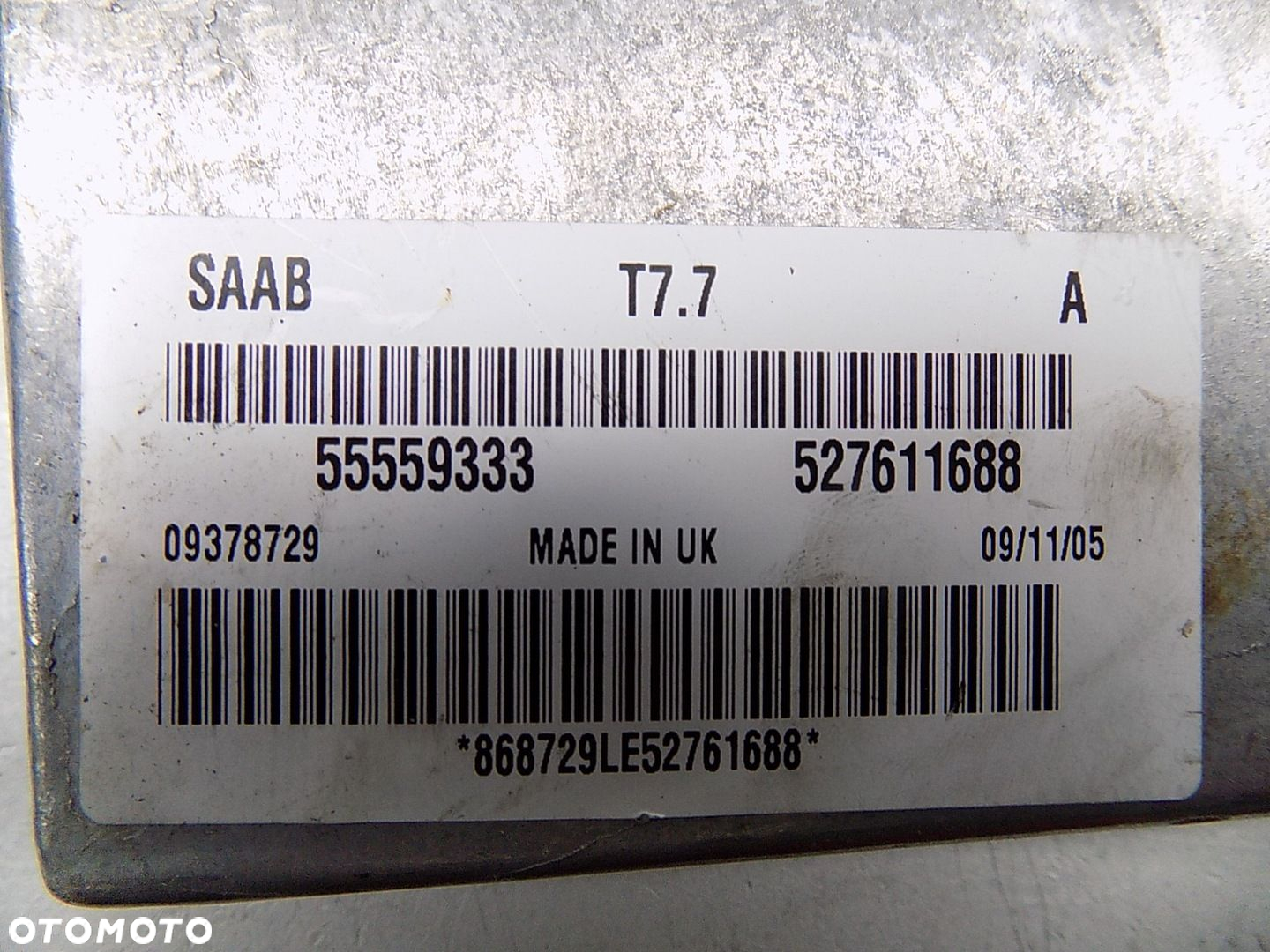 KOMPUTER ECU - SAAB 9-5 I LIFT 05-09 2.3T 5387162 - 5