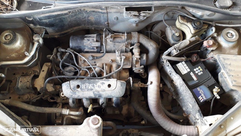 MOTOR COMPLETO RENAULT KANGOO EXPRESS 2000 -D7F D7 - 2