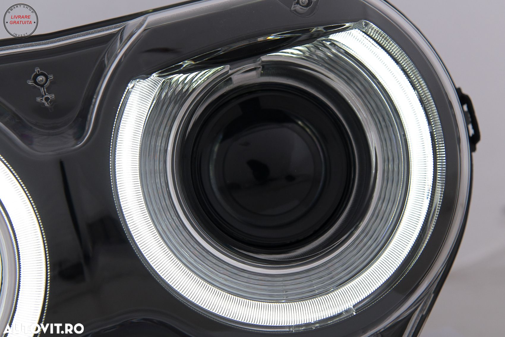Faruri LED Dodge Challenger (2015-2024) Negru cu Lumini RGB- livrare gratuita - 8