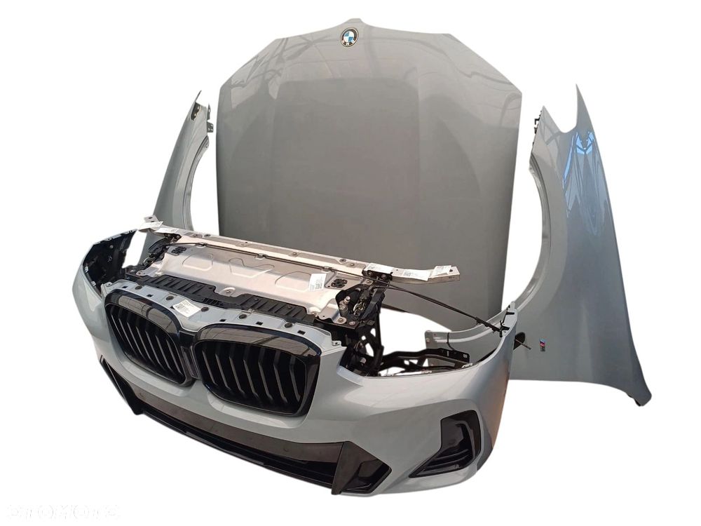 Kompletny zestaw przedniej części nadwozia BMW X3 G01 LCI X3 C4P Brooklyn grau metallic M-PAKIET - 6