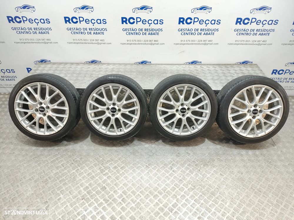 Conjunto jantes Originais 17 Cross Spoke Challenge Mini Cooper R56 John Cooper Works 7J ET48 4x100 - 6