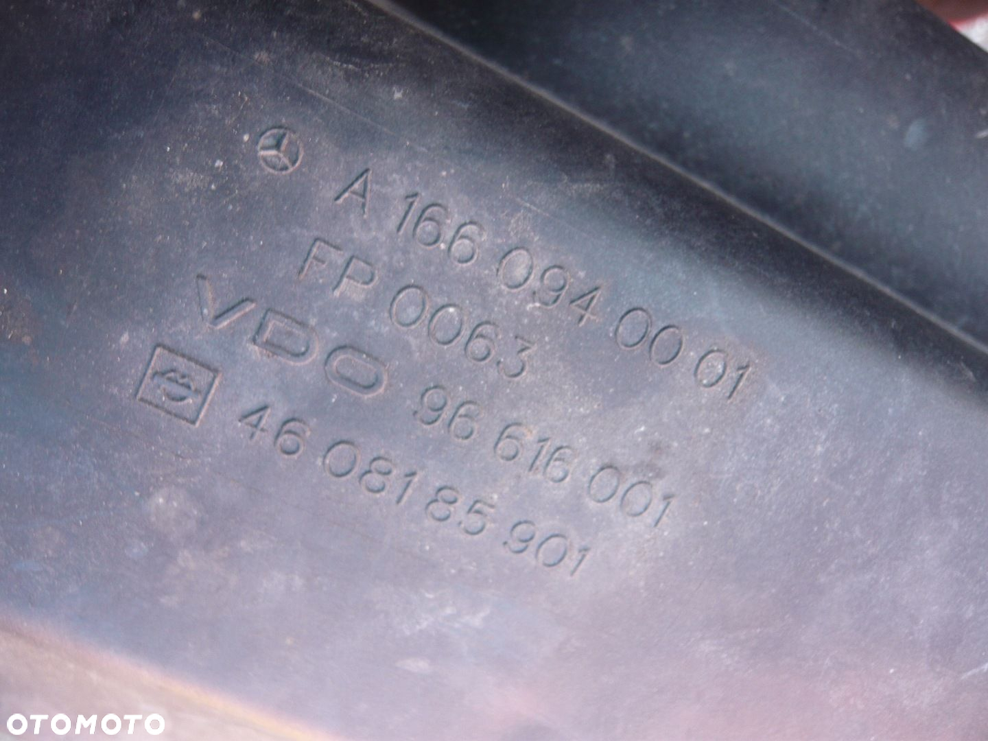 Podstawa obudowa filtra powietrza rezonator A1661410190 Mercedes-Benz W414 - 3