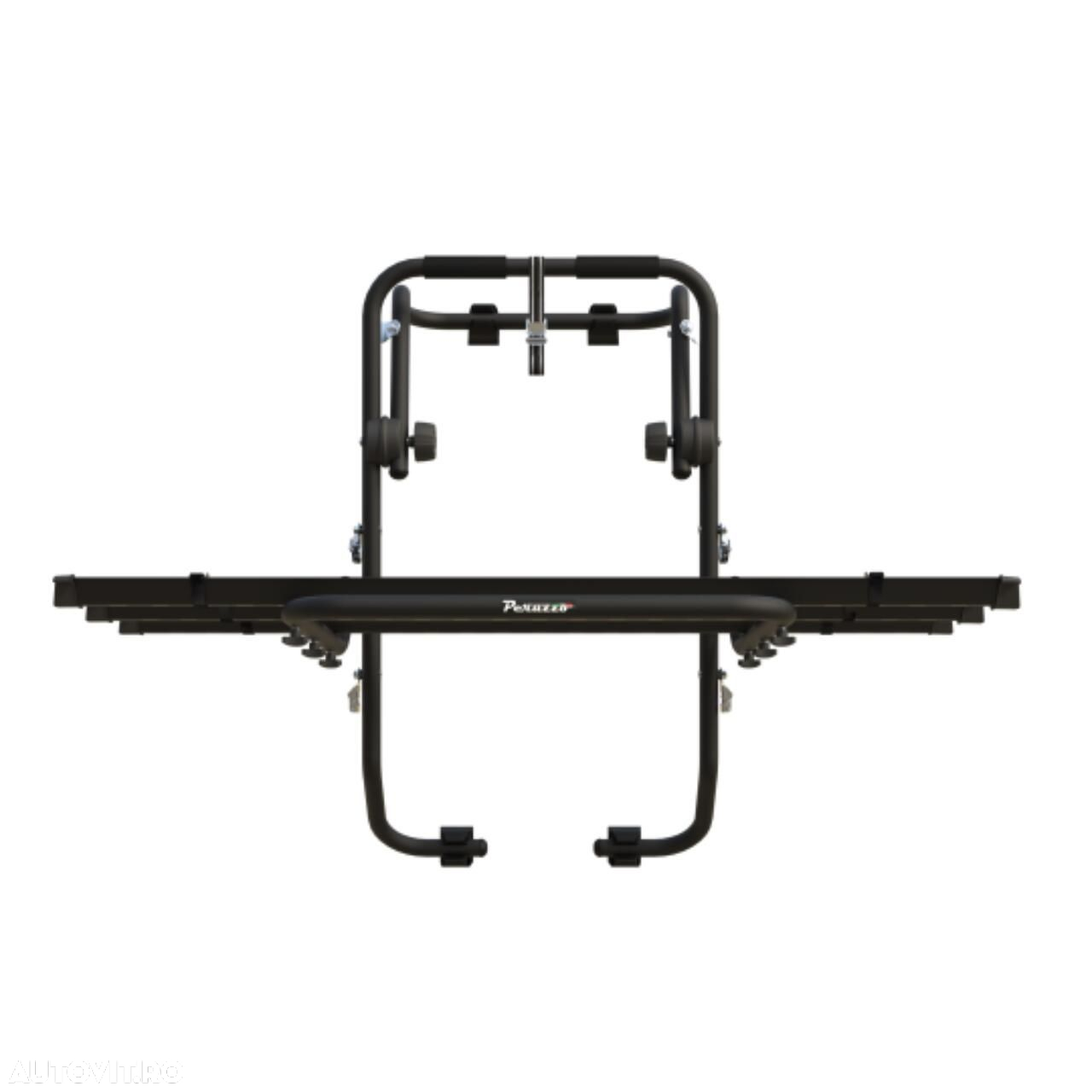 Suport 3 biciclete Peruzzo Padova 378/3N cu prindere pe haion, Negru - 2