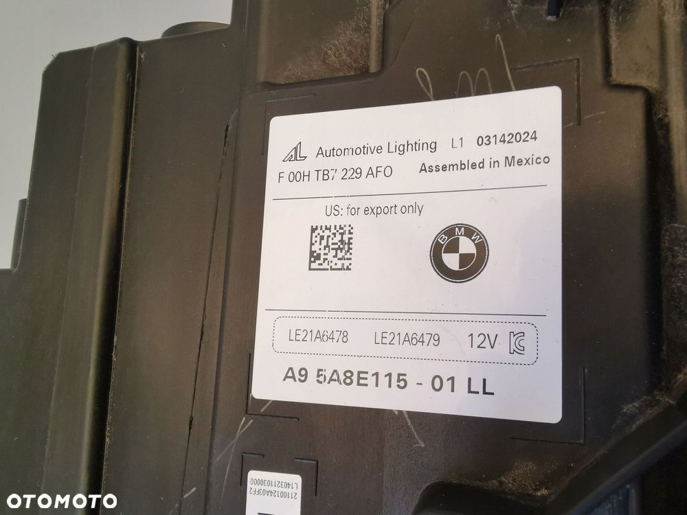 BMW X5 G05 X6 G06 LIFT LAMPA FULL LED PRZEDNIA LEWA LEWY PRZÓD 5A8E115 ÷ - 7