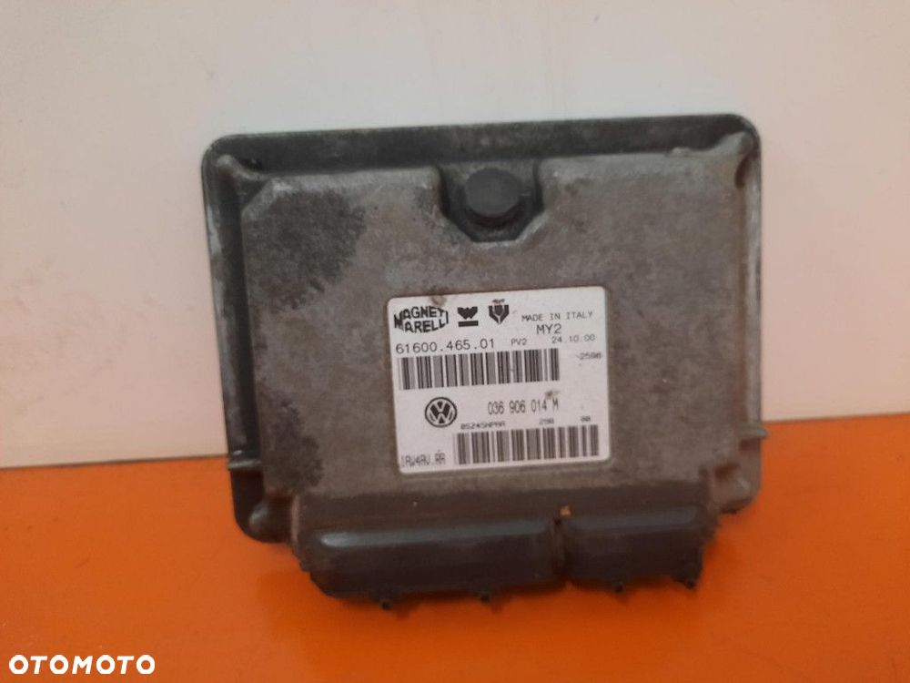 VOLKSWAGEN GOLF IV 07-06 1.4MT 75KM KOMPUTER STEROWNIK SILNIKA 036906014M - 1