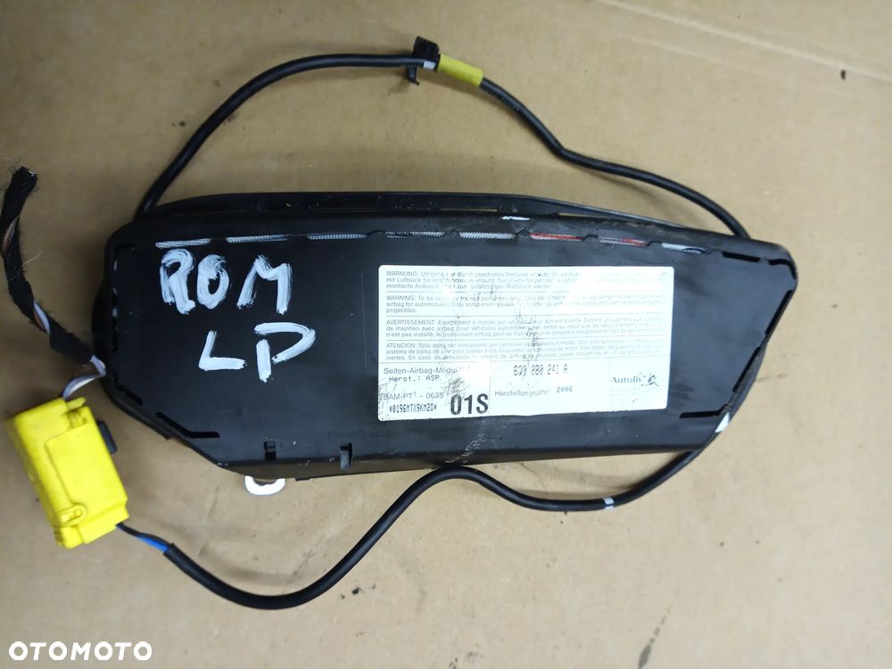 VW Polo Skoda Fabia Seat Ibiza Cordoba 02-06 airbag poduszka kierowcy w fotel 6Q4880241 G A - 3