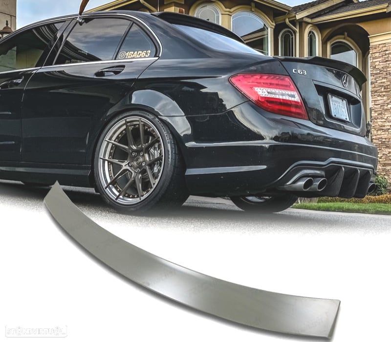 AILERON LIP SPOILER VIDRO TRASEIRO MERCEDES CLASE C W204 07-14 LOOK AMG - 1